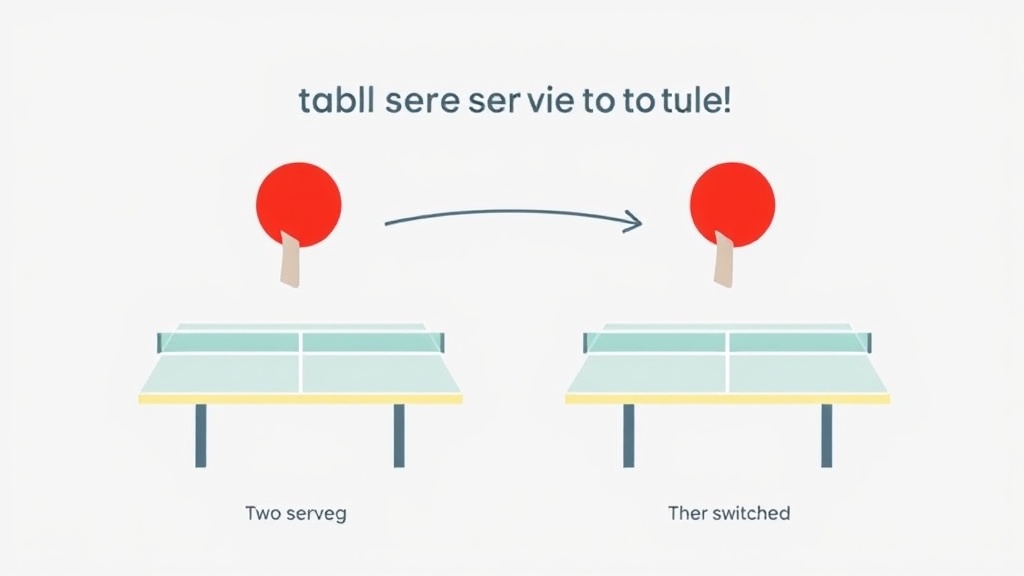 2점마다 서비스가 교대되는 과정을 시각화한 순서도